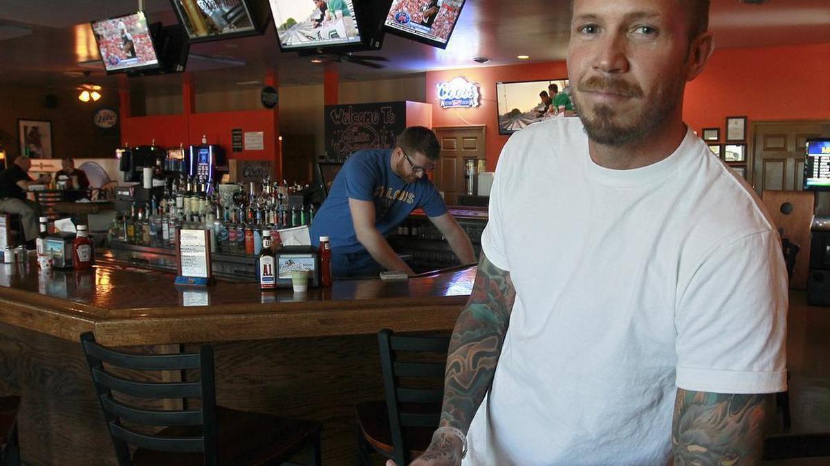 Tom Yenne, who worked as a bartender at Fast Eddie’s in Alton for 14 years, is the owner of Huddle Bar & Grill.