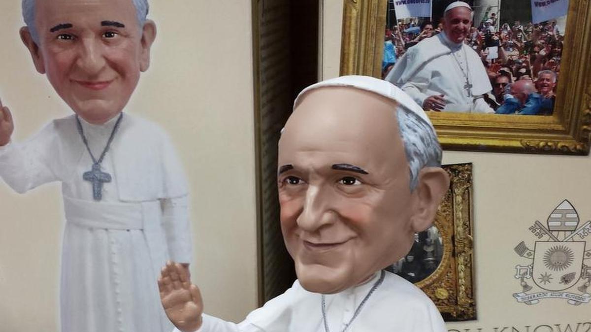 
Pope Francis bobbleheads are available at the Shrine Gift Shop in Belleville.
