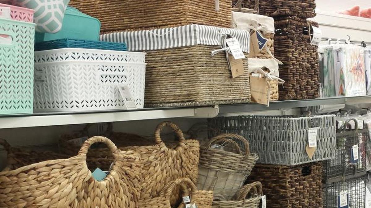 Marshall’s is stocked and ready for college students and any other shoppers looking for attractive storage containers.