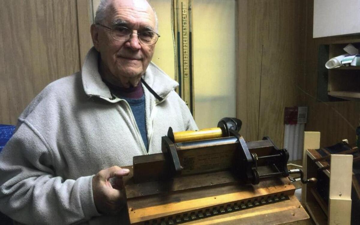 Bob Arndt restored a 20-note organette for Belleville’s Labor and Industry Museum. It will be on display on Saturday, June 3, at 123 N. Church St.