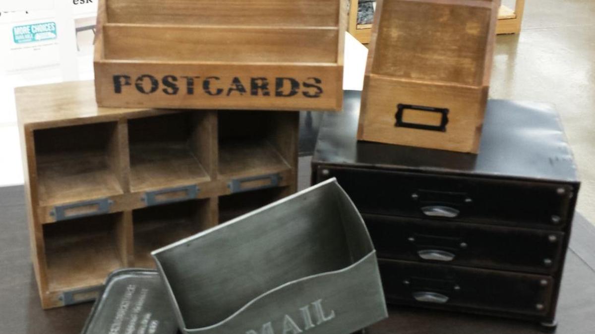 Get organized the old-fashioned way at World Market.