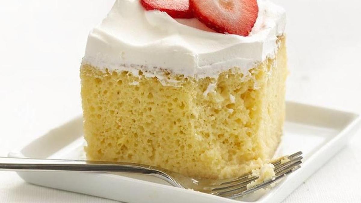 This Tres Leches Cake is a healthier version.