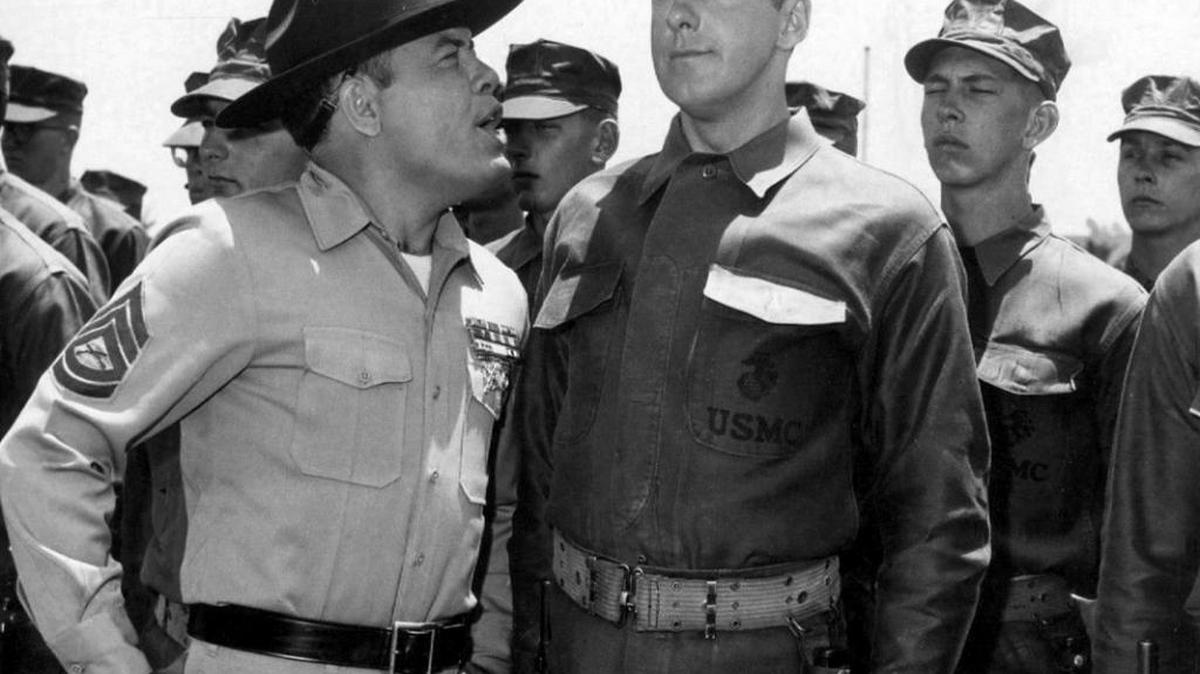 Jim Nabors starred in the 1960s’ TV show “Gomer Pyle.” Frank Sutton played Sgt. Vince Carter.