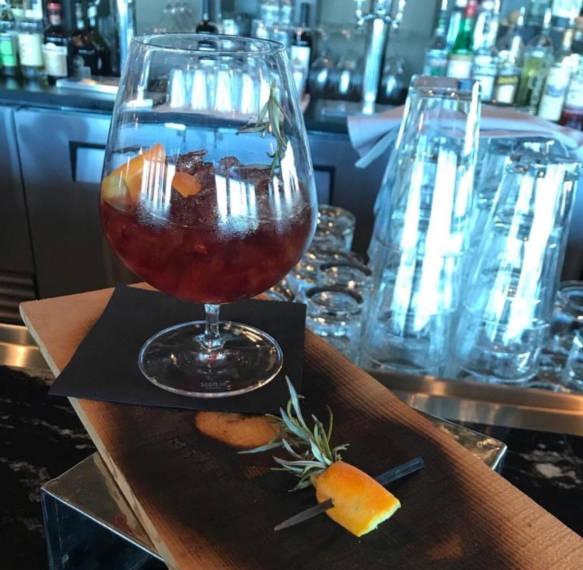 The Chocolate Cranberry Manhattan at 1818 Chophouse in O’Fallon.