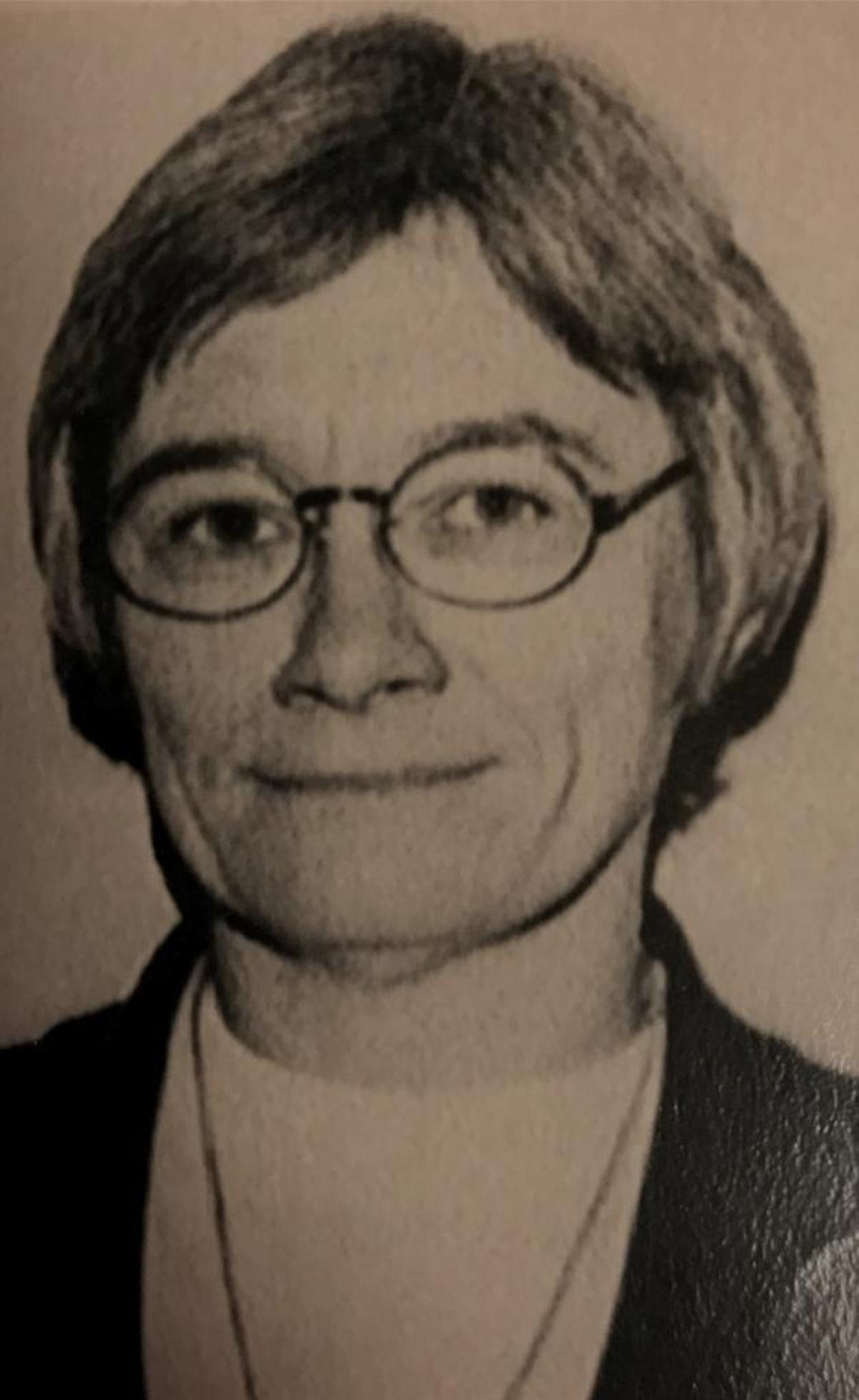Sister Shirley Kolmer, 61, of Waterloo, was an elementary and high school teacher for 12 years before she began teaching math at St. Louis University in 1964. She went to Liberia in 1977 as a Fulbright Scholar at the University of Monrovia. In 1978, she returned to the United States and served as provincial superior until 1983 when she returned to Liberia to teach at the university. She later became principal of St. Patrick High School in Liberia. She professed her vows in 1947. — From the Belleville News-Democrat, Nov. 1, 1992.