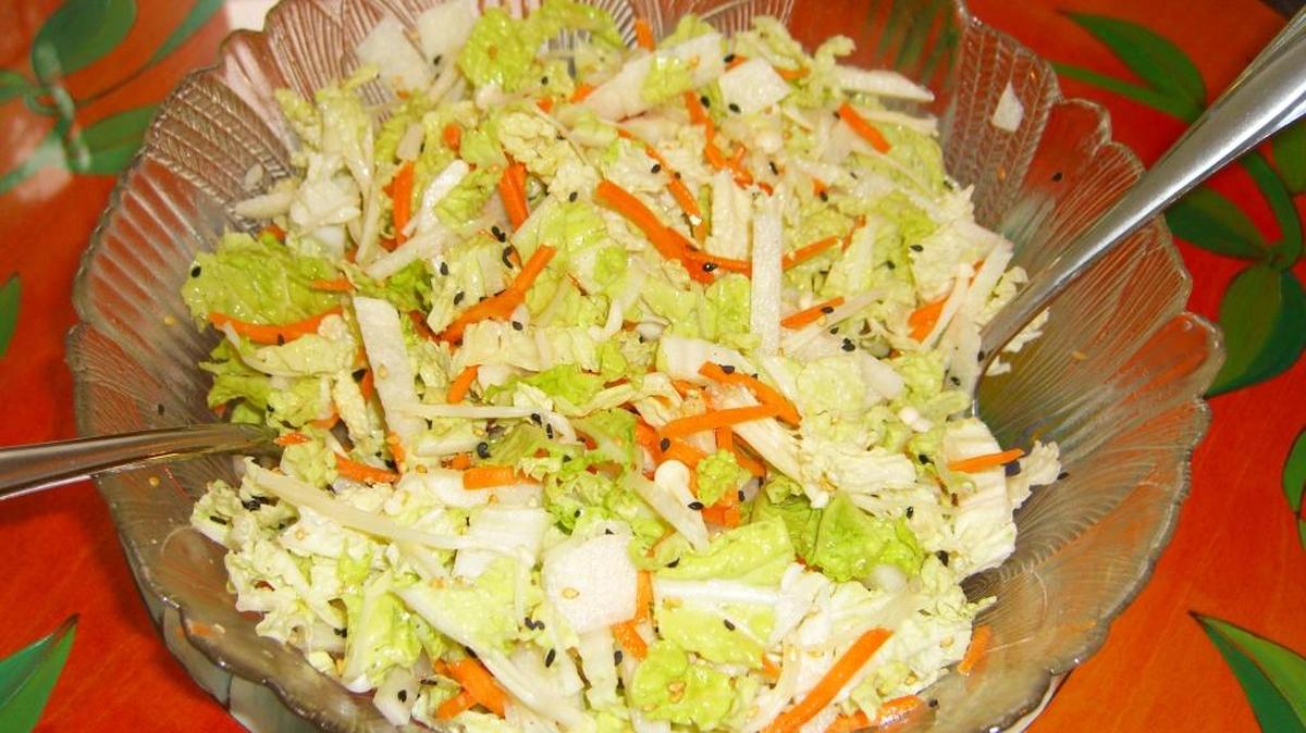 Freezer coleslaw can be kept frozen three months.