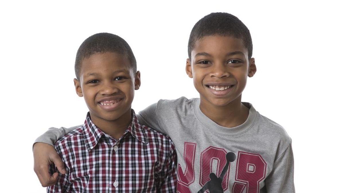 Rashawn, 8, right, and Marquise, 6, are looking for an adoptive family.