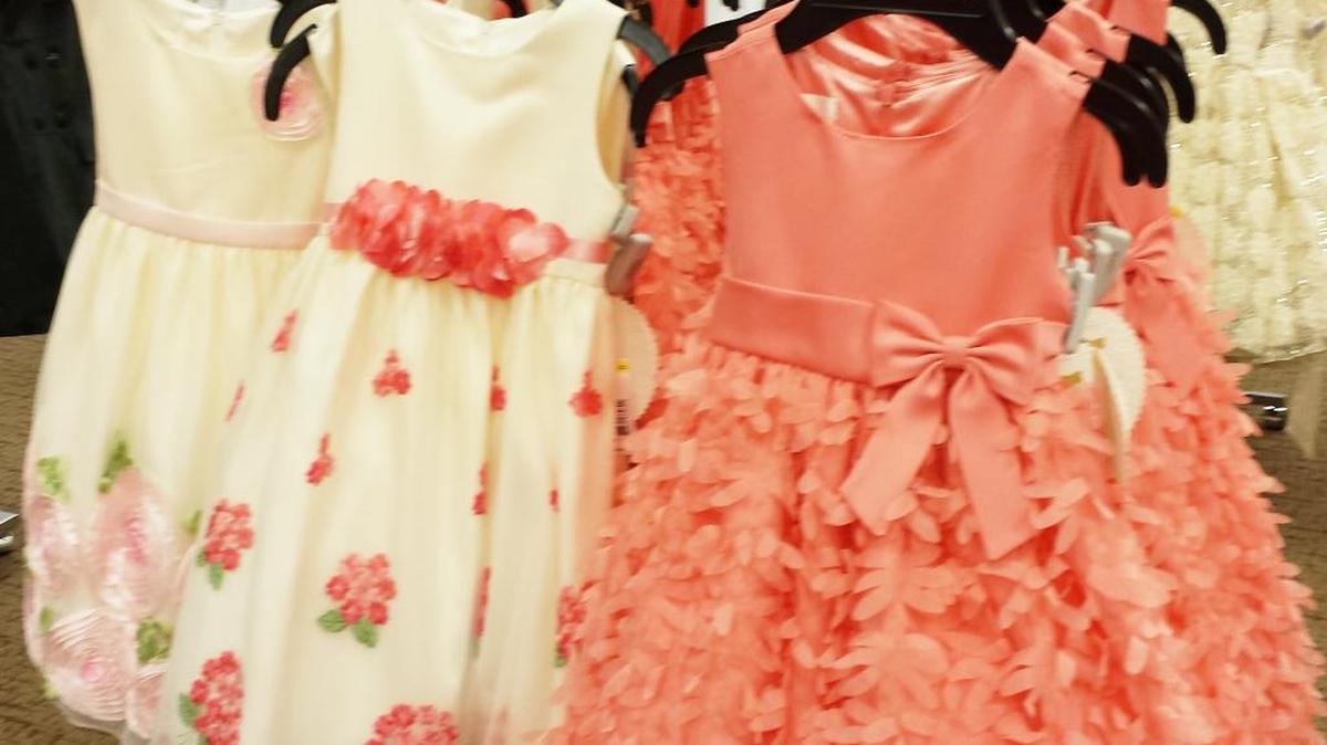 Sears pulls out all the stops with its party dresses for little girls.