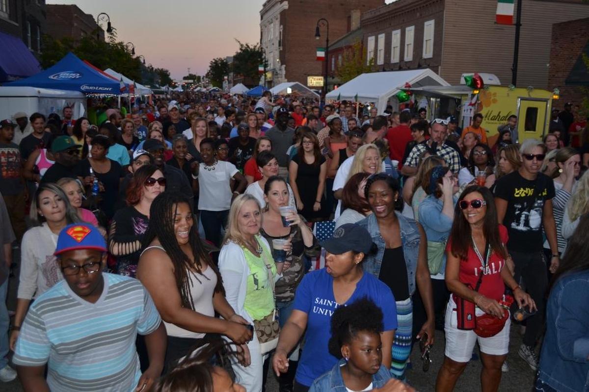 Main Street in Collinsville gets packed during Italian Fest, which features Italian food, live music, demonstrations, contests and other activities.