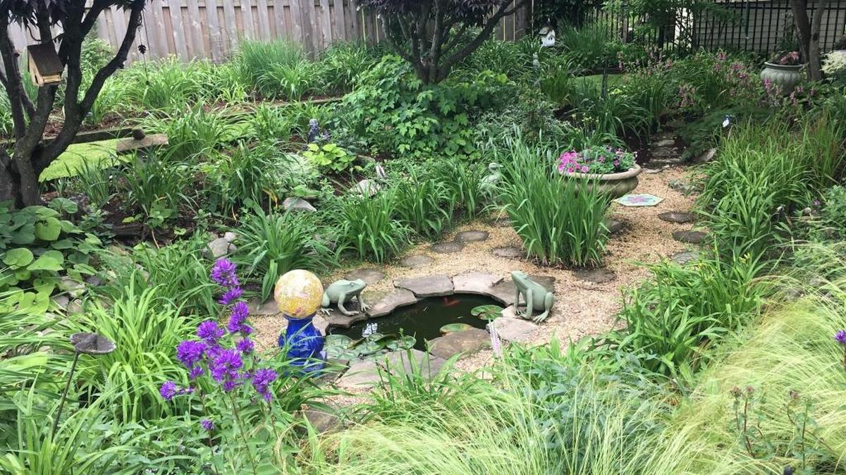 One of the gardens on the Secret Garden Tour this Saturday in Lebanon. Which one is it? You’ll have to visit to find out.
