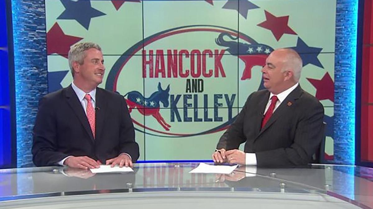 Mike Kelley, left, and John Hancock