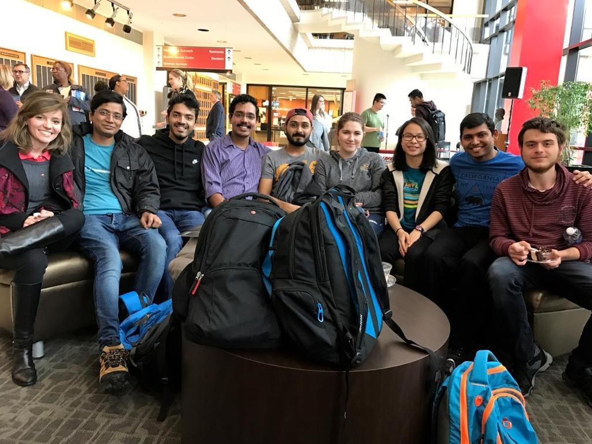 SIUE Global Ambassador Program members attend the International Student and Faculty Appreciation Reception on campus April 6.