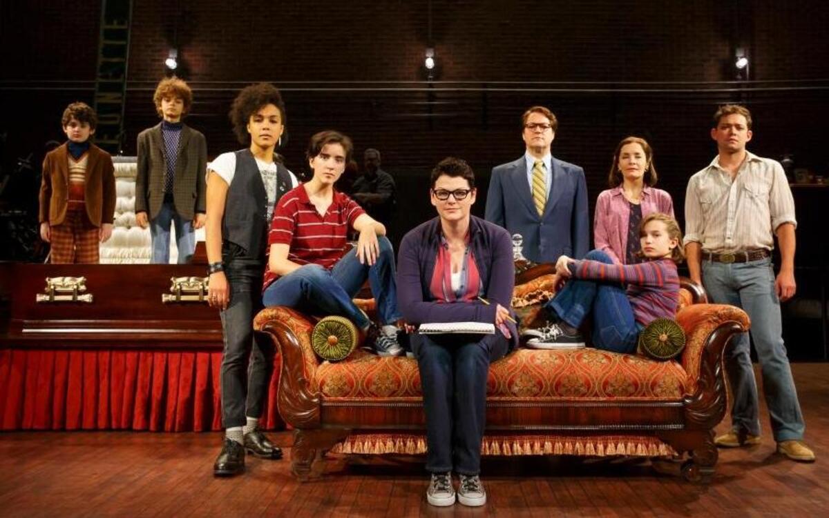 The national tour cast of "Fun Home," the Tony-winning musical produced by Fox Theatricals.