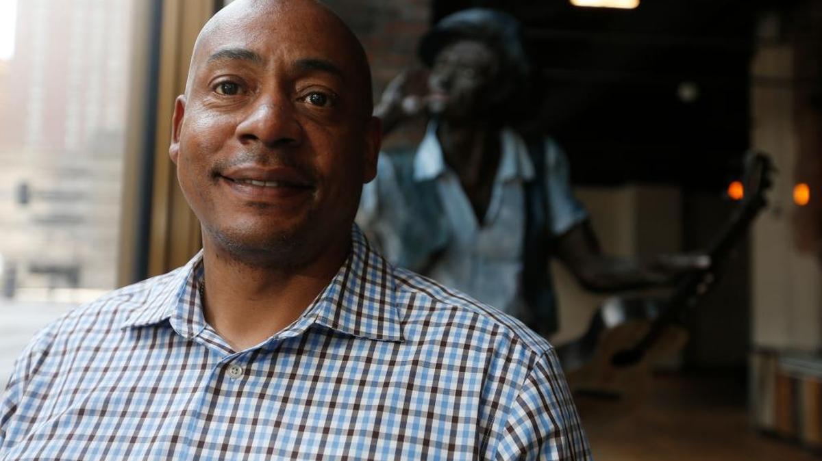 Dion Brown, of O’Fallon, is the executive director of the new National Blues Museum on Washington Avenue in downtown St. Louis.