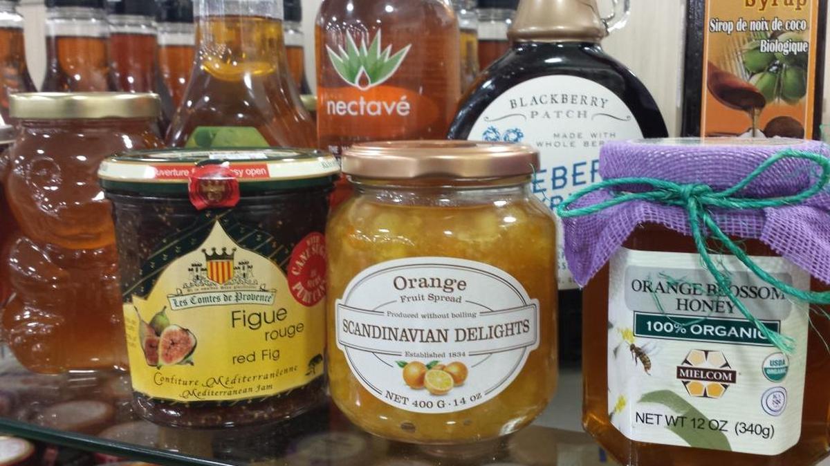 Add imported products from HomeGoods to a gift basket.