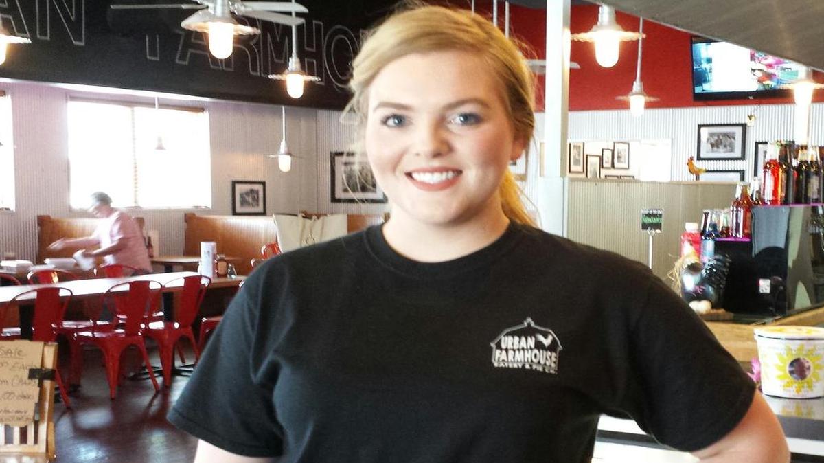 
Alyssa Edwards bakes from 30 to 50 pies and cakes daily at Urban Farmhouse Eatery & Pie Co.
