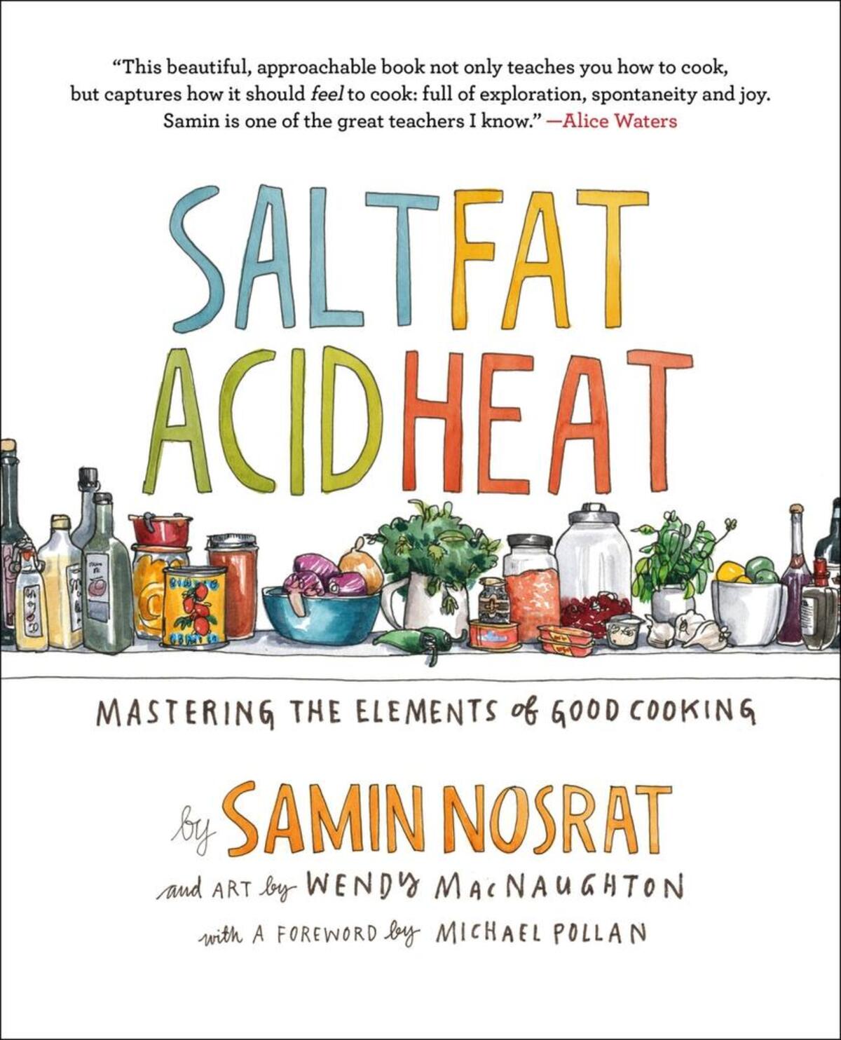 Samin Nosrat, writer, chef and teacher is the author of “Salt, Fat, Acid, Heat, Mastering the Elements of Good Cooking,” an excellent cookbook and culinary resource that pares down the idea that it only takes four ingredients to make food taste amazing.