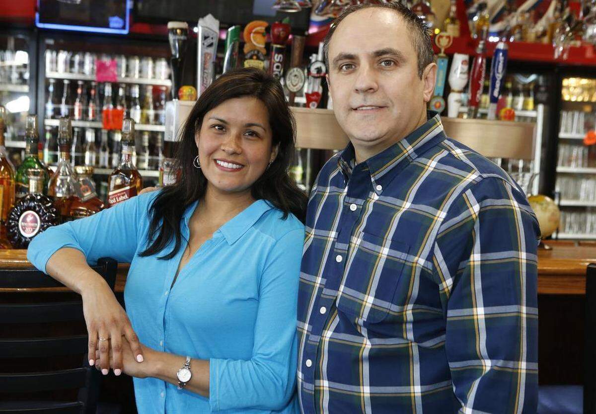 Fairview Lounge owner Abraham Abdalla and his wife, Lorena.