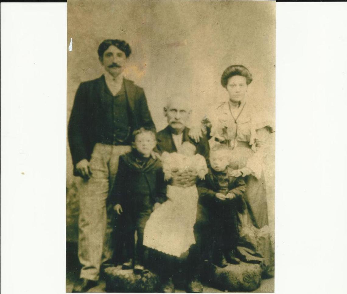 Francesco and Anna Vitale, left and right, immigrated to the United States from Italy in the late 1800s and eventually settled in East St. Louis.