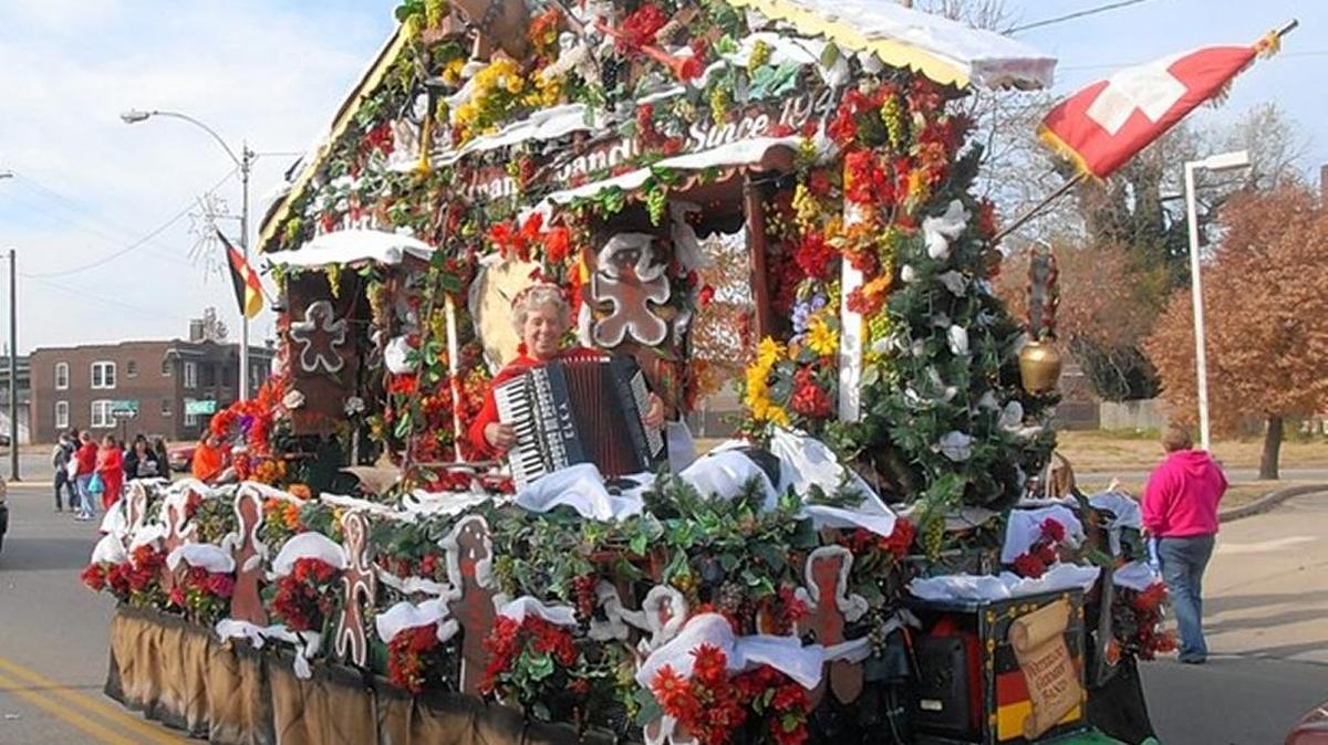 A Christmas float from a previous Granite City parade.