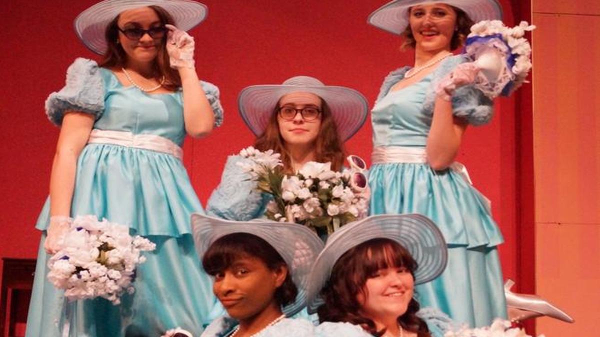 The cast of ‘Five Women Wearing the Same Dress.’