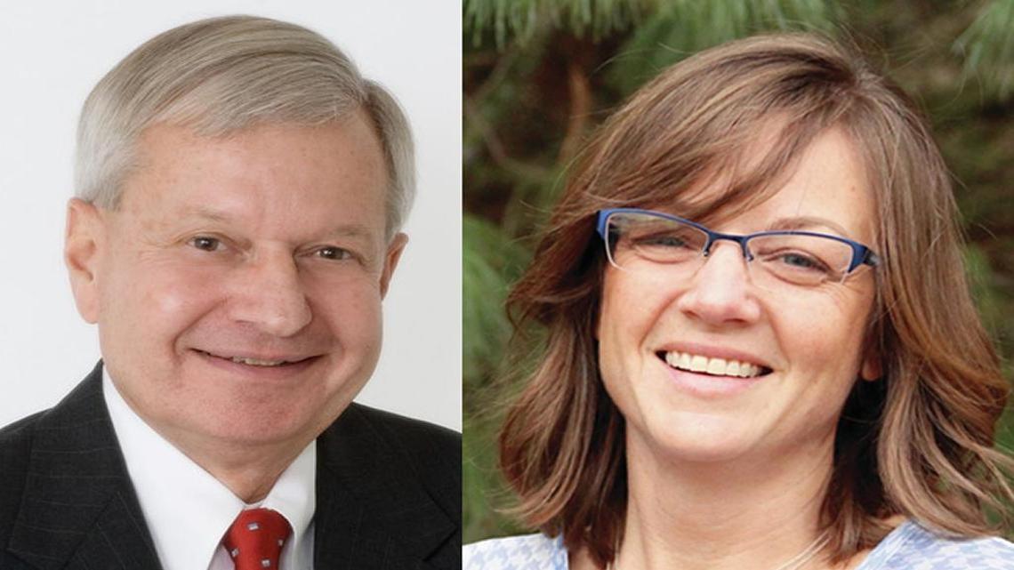 Incumbent state Rep. Dwight Kay, R-Glen Carbon, was challenged by Democrat Katie Stuart of Edwarsdville.