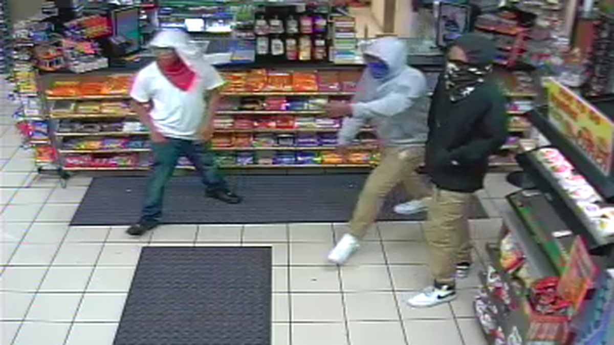 Surveillance image from one of the robberies.