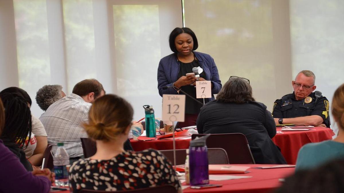 SIUE students and faculty share stories of racial microaggressions at recent Black Lives Matter Reloaded conference.
