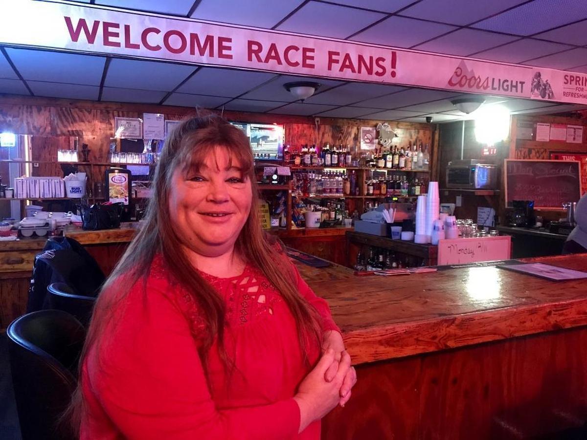 Anne Mordis, owner of Trackside Bar and Grill in Collinsville.