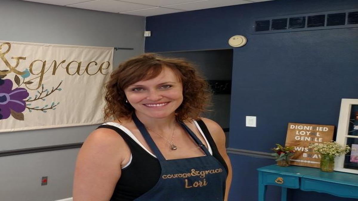 Lori Lambeth is co-owner of Courage & Grace in O’Fallon.