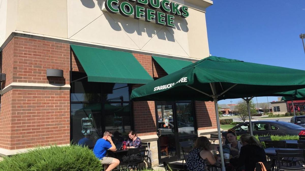One of Edwardsville’s two current Starbucks locations is off Troy Road at the Edwardsville Crossing Shopping Center. The other is on campus at SIUE. A third location is planned.