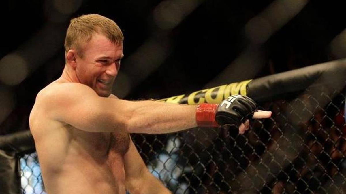 File photo of Matt Hughes in a match.
