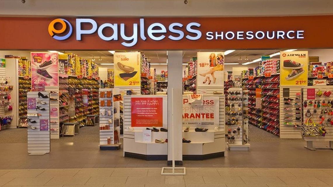 The exterior of a Payless ShoeSource at the Bentley Mall in Fairbanks, Ala. Payless announced Tuesday that the company has filed for Chapter 11 bankruptcy and will close hundreds of stores across the United States.