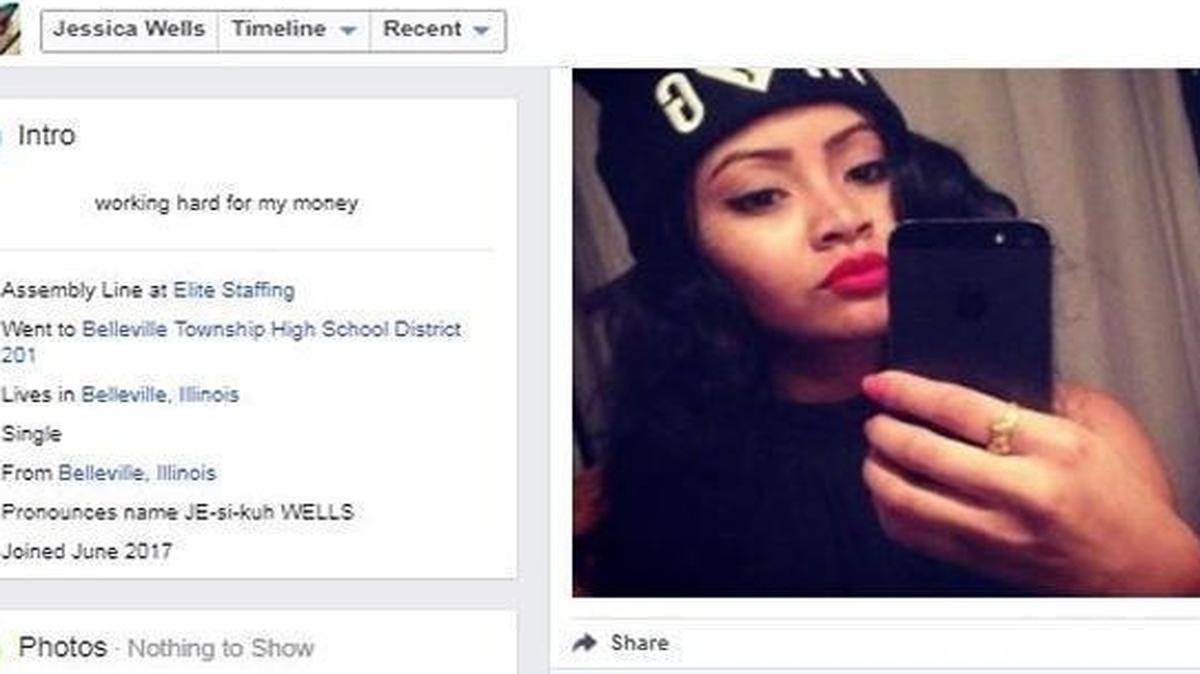 The ‘Jessica Wells’ Facebook page.