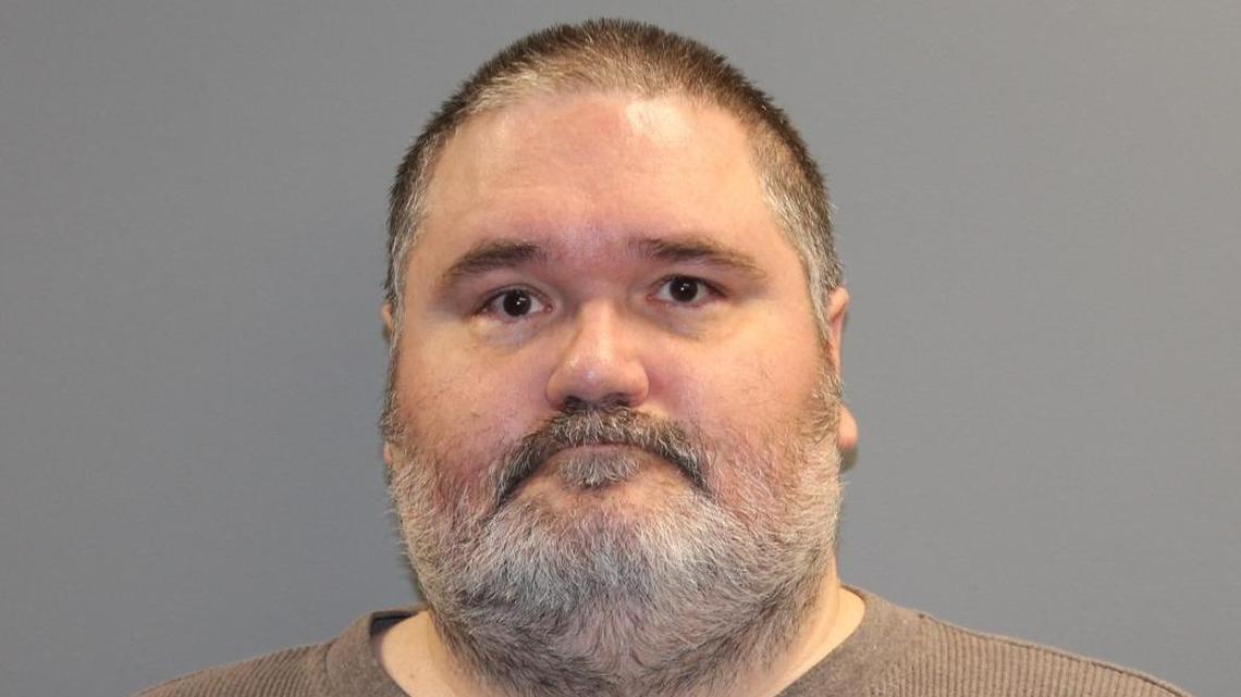 The Rev. Gerald Hechenberger is shown in his police mugshot after his arrest in January of 2018 on charges of possessing child pornography and methanphetamine.