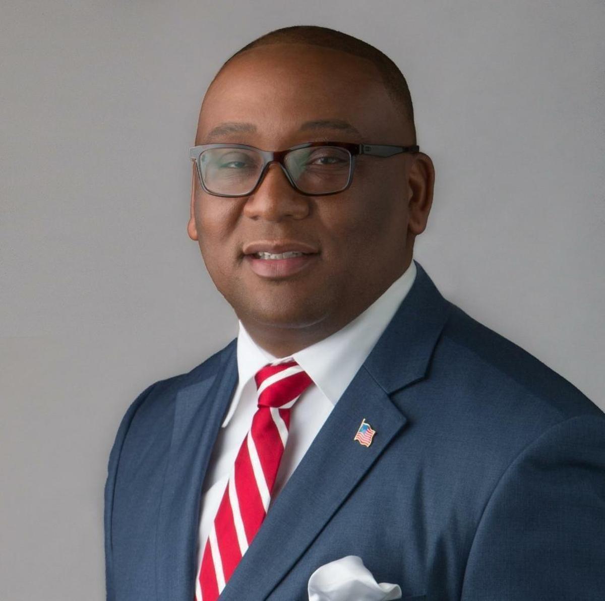 Former Cahokia School Board President Christopher Belt is running as a Democrat in the 57th state Senate district.
