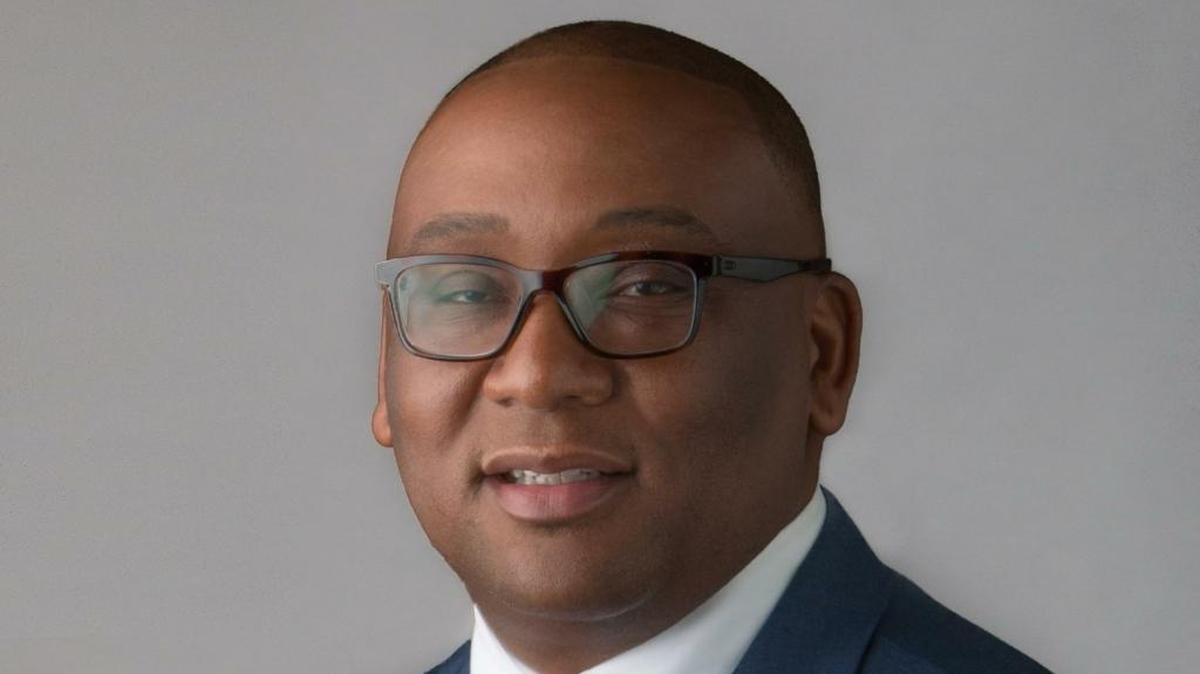 Former Cahokia School Board President Christopher Belt is running as a Democrat in the 57th state Senate district.