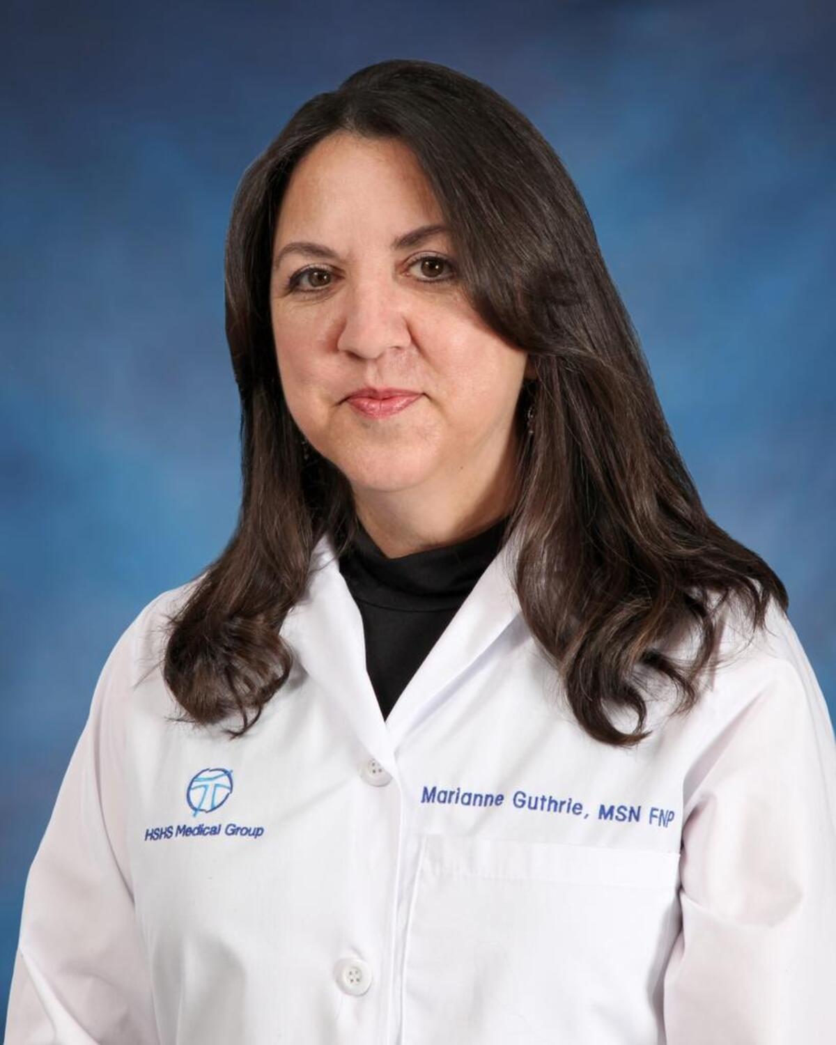 Marianne Guthrie, a nurse practitioner has joined the HSHS Medical Group Pain Management.