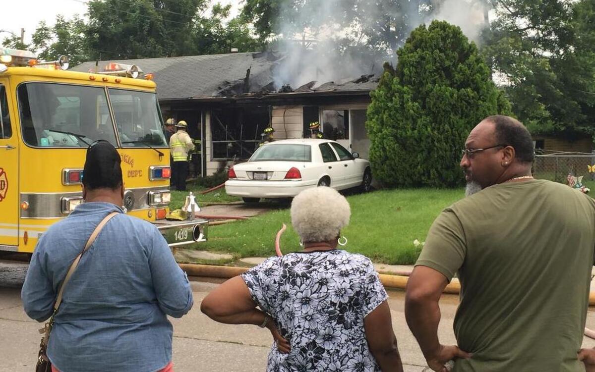 
Two women were rescued from this house fire Wednesday morning at 901 St. Patrick Blvd. in Cahokia.
