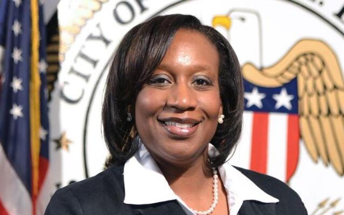 
East St. Louis city manager Deletra Hudson
