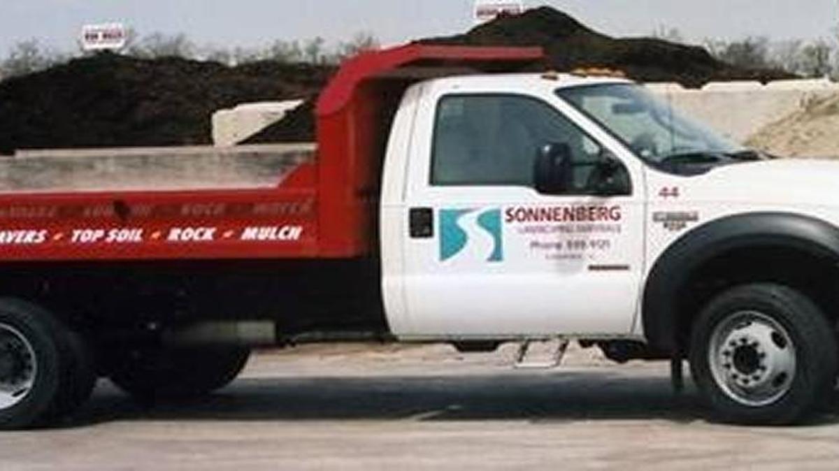 A dump truck was stolen from Sonnenberg Landscaping Materials and Asphalt Co. in Belleville around 3 a.m. Tuesday. Owners asked the community to be on the lookout.