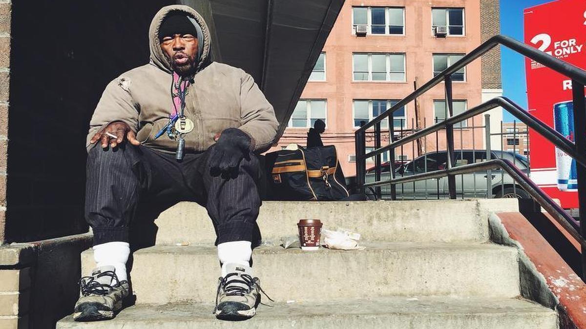 
Photographer Nic Tullis talked to DeMarlow, a homeless man, on a very cold day. Tullis said DeMarlow gave him a pair of gloves and inspired him to find a way to raise money for the St. Patrick Center in St. Louis. 
