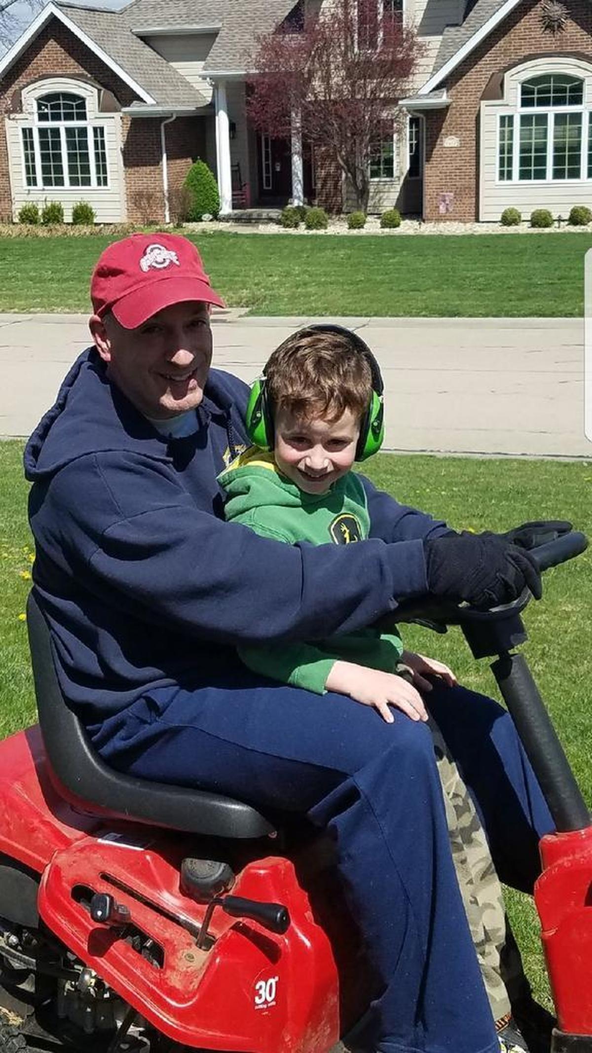Daniel Kelly with his son, Brian Kelly.