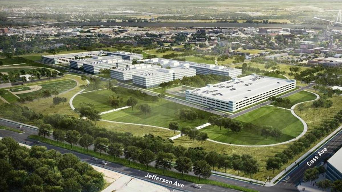 Artist’s conception of NGA West headquarters at St. Louis site.