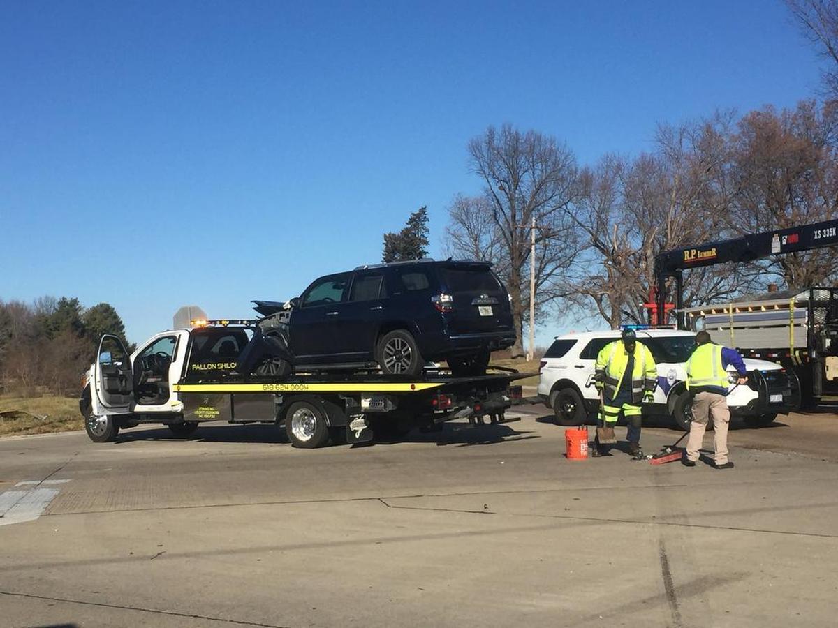Police responded to a two-vehicle accident Wednesday afternoon on Scott Troy Road in O’Fallon.