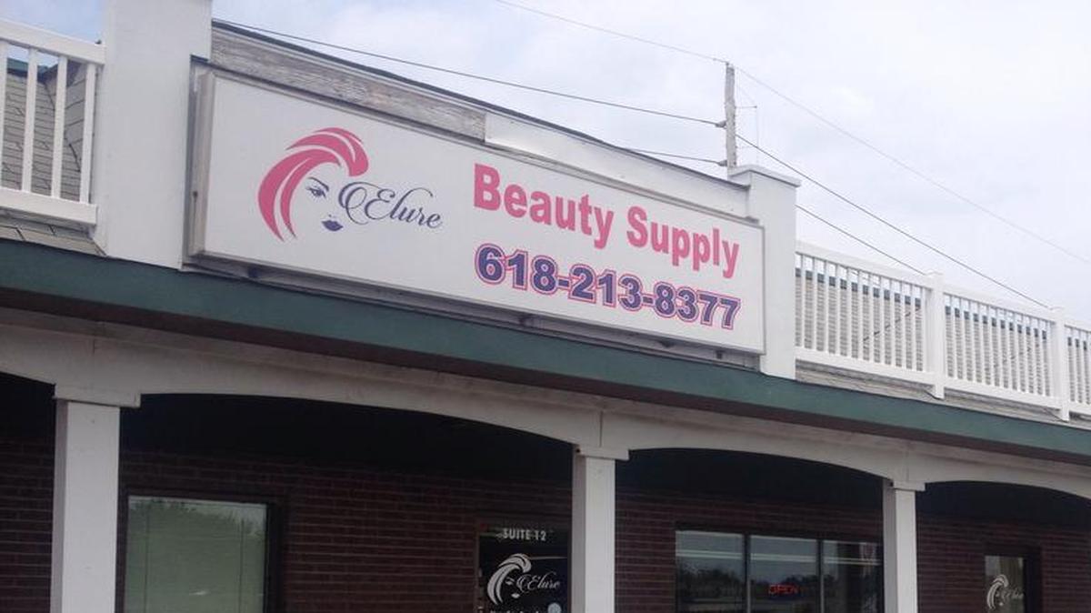 Elure, a beauty supply store in Fairview Heights, is located near the Family Dollar off of Lincoln Trail.