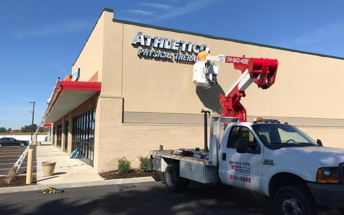 An exterior view of the new construction retail complex at 1915 Carlyle Ave. in Belleville.
