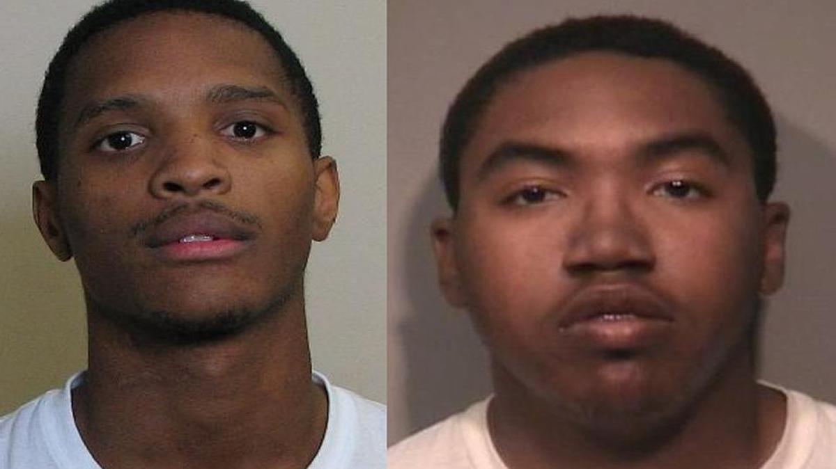 Jaylen L. Fulton (left) and William L. Barnett were both charged with retail theft in connection with a $10,000 theft from Walmart in Collinsville.