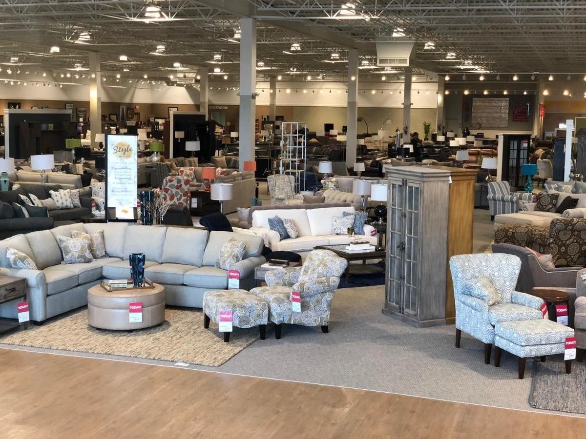 A look at the showroom inside of Art Van at the O’Fallon, Illinois location.