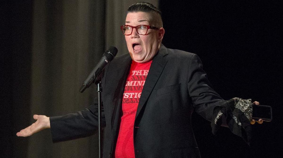 
Lea DeLaria spoke Tuesday night at Lindenwood University-Belleville as part of the speaker series.
